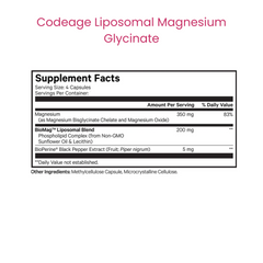 Liposomal Magnesium Glycinate 88mg
