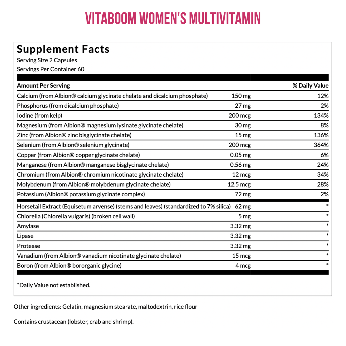 Vitaboom Women's Foundation