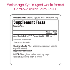 Kyolic Aged Garlic Extract Cardiovascular Formula 100