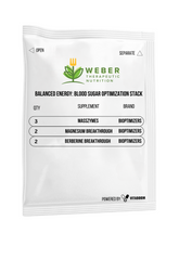Weber Therapeutic Nutrition | Balanced Energy: Blood Sugar Optimization Stack