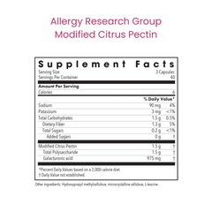 Modified Citrus Pectin