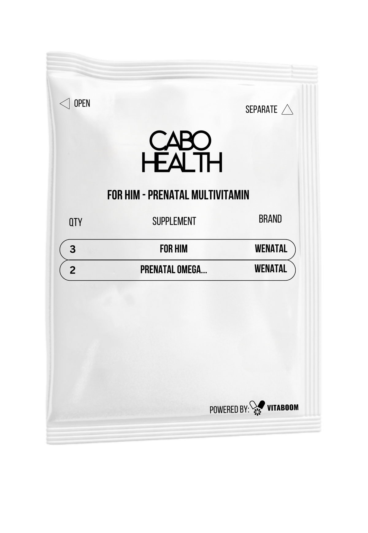 Cabo Health | For Him - Prenatal Multivitamin