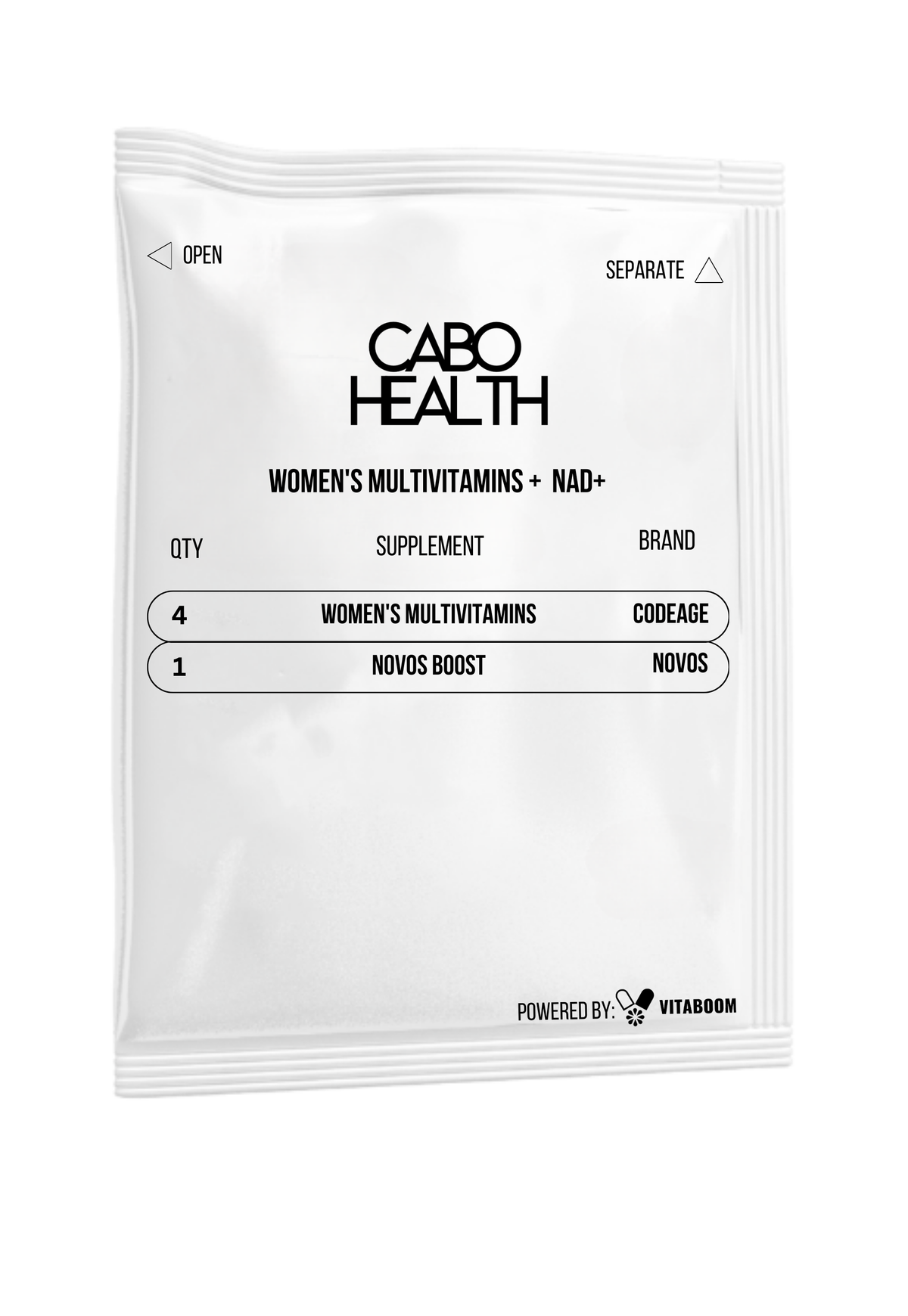 Cabo Health | Women's Multivitamins +  NAD+