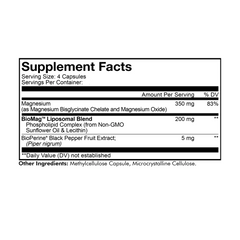 Liposomal Magnesium Glycinate