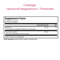 Liposomal Magnesium L-Threonate