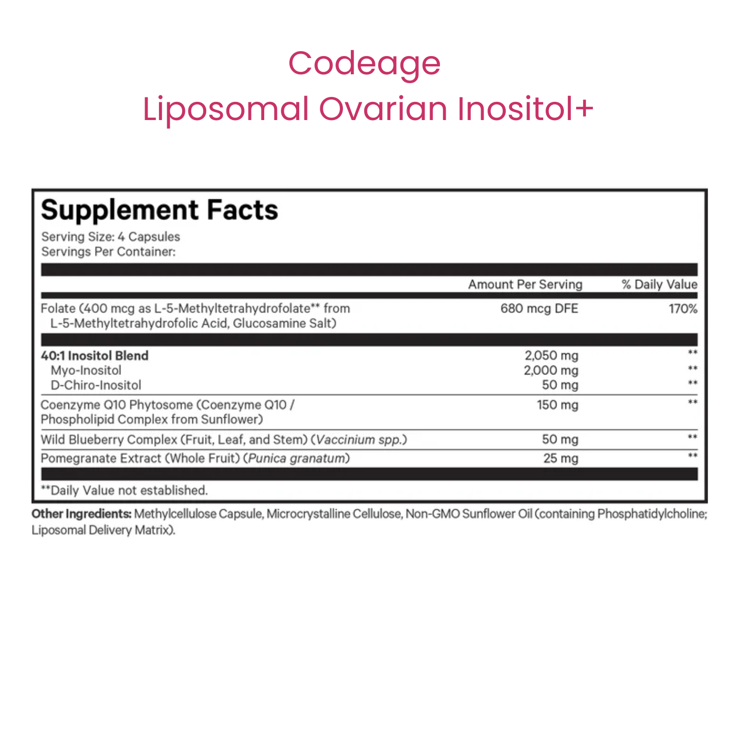 Liposomal Ovarian Inositol+