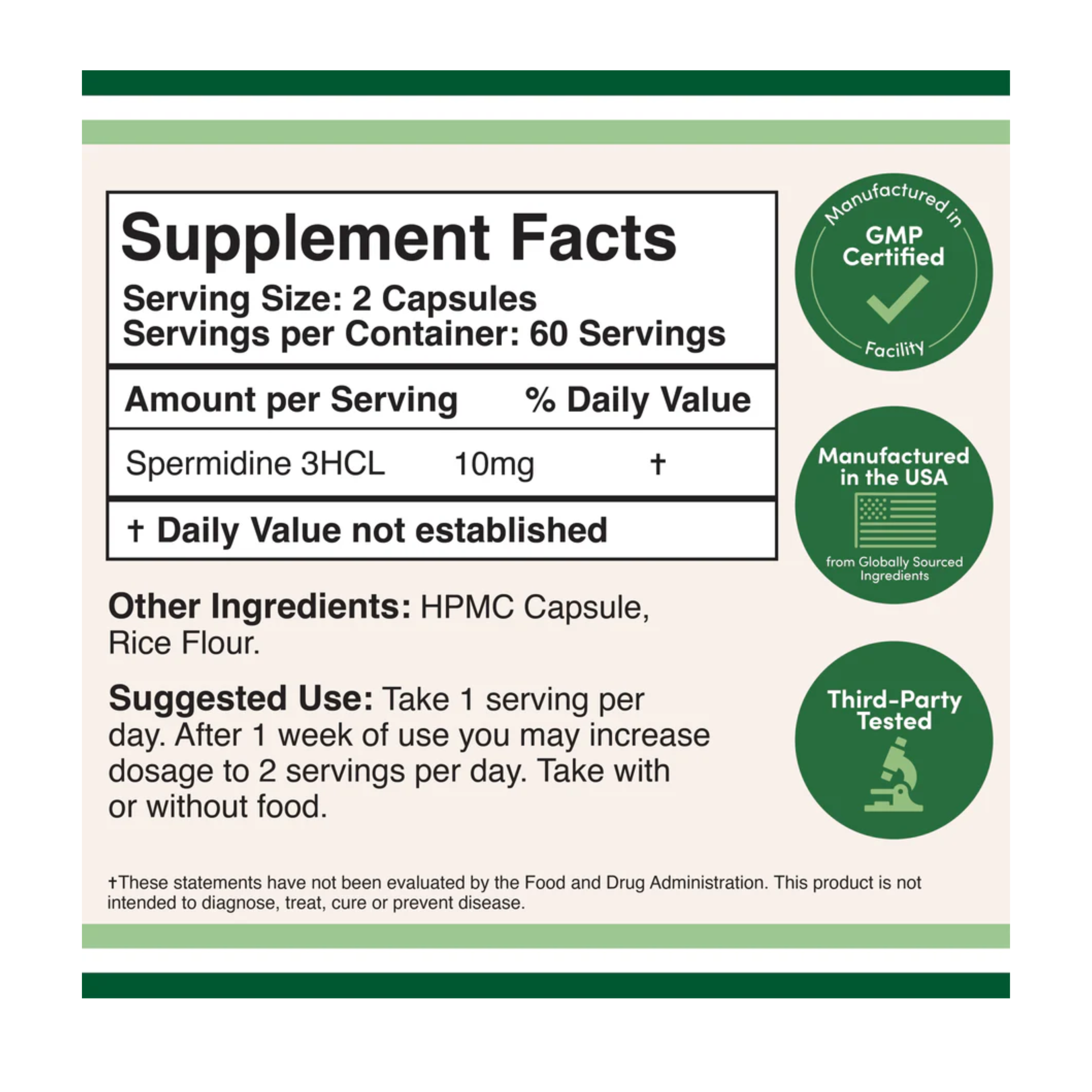 Spermidine Supplement