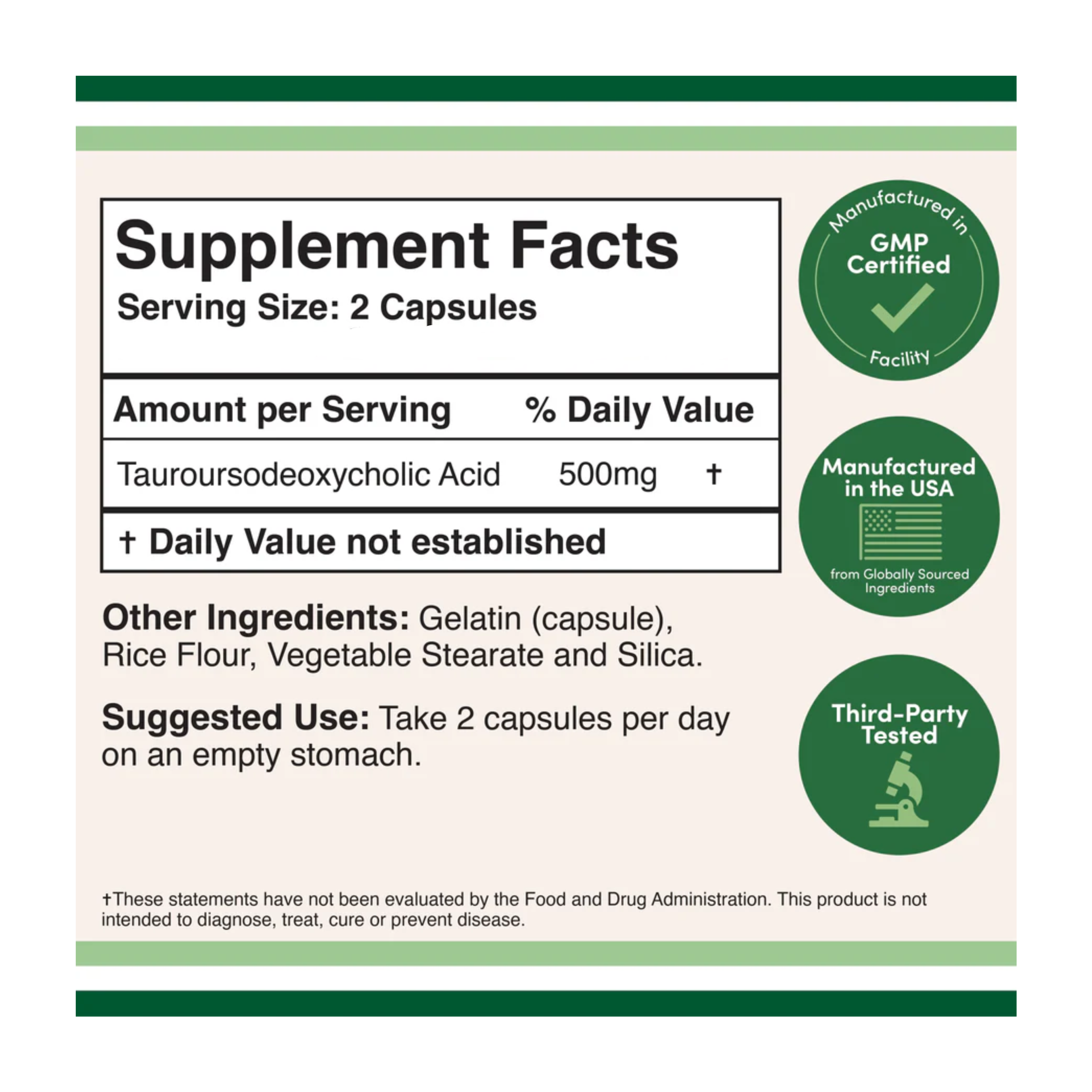 TUDCA Supplement