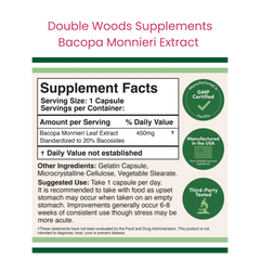 Bacopa Monnieri Extract Supplement