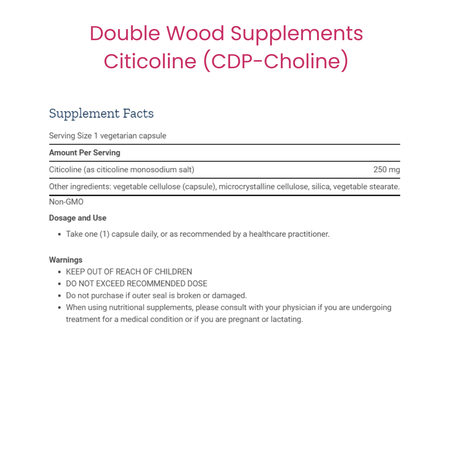 Citicoline (CDP-Choline)