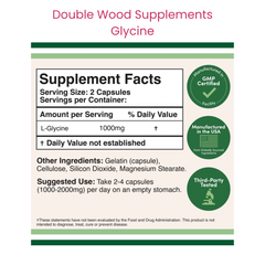 Double Wood Supplements Glycine