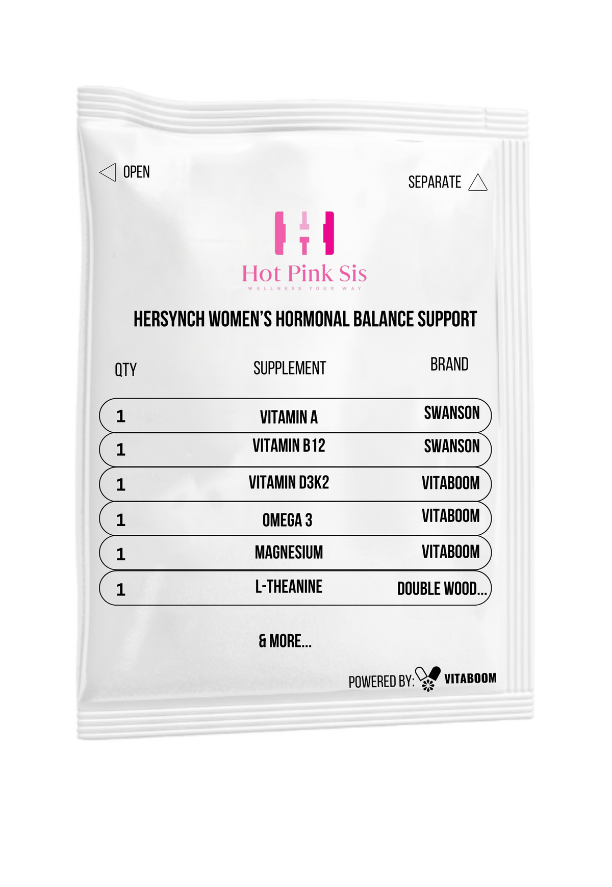 Hot Pink Sis | HerSynch Women’s Hormonal Balance Support