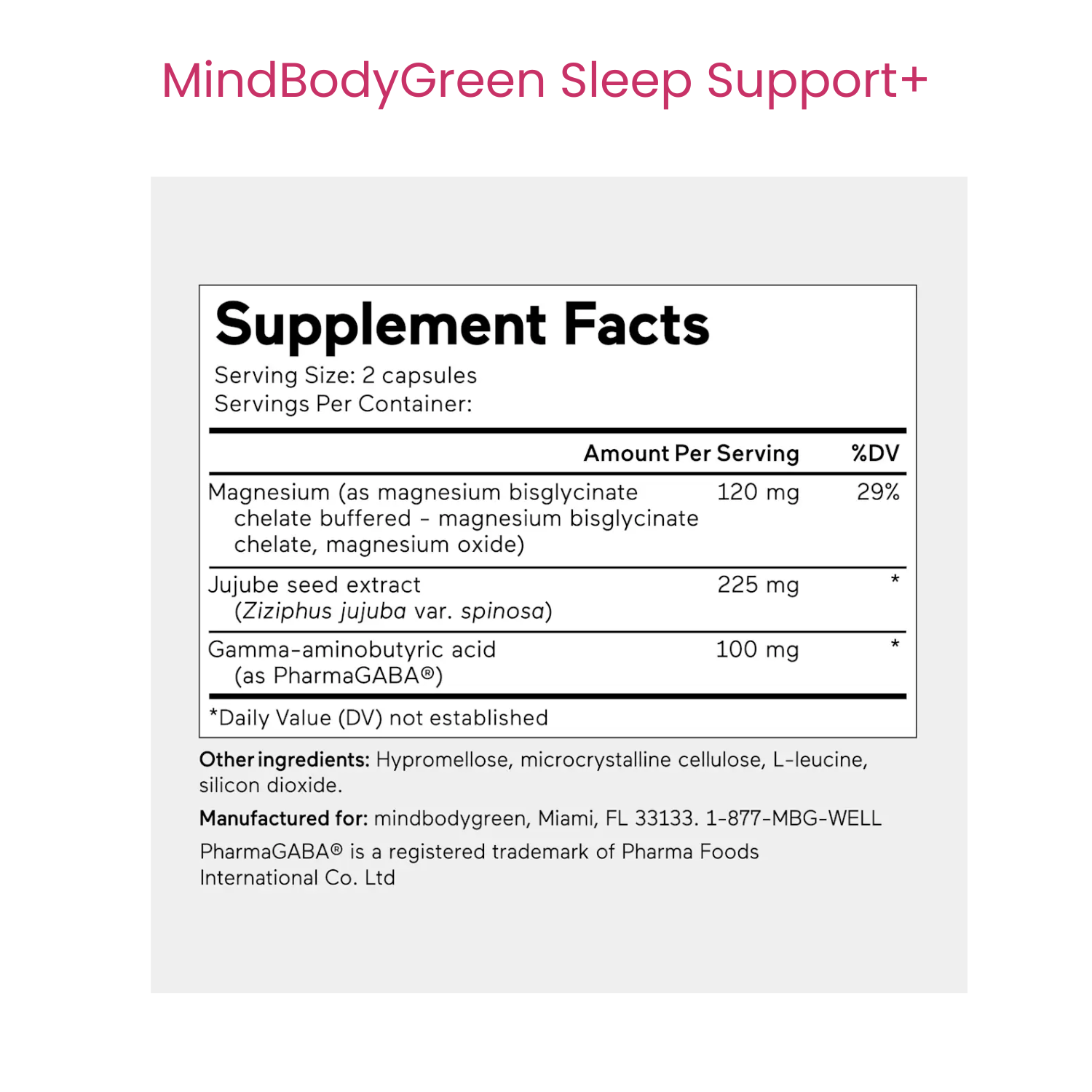 sleep support+