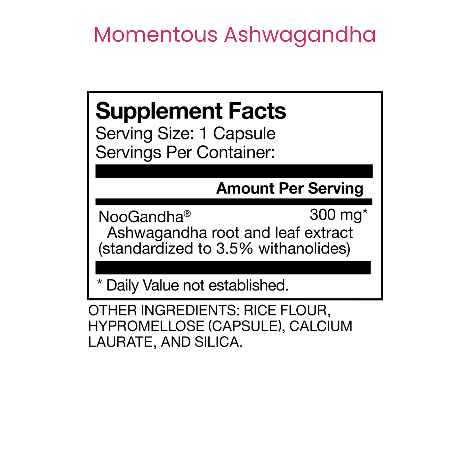 Momentous | Ashwagandha