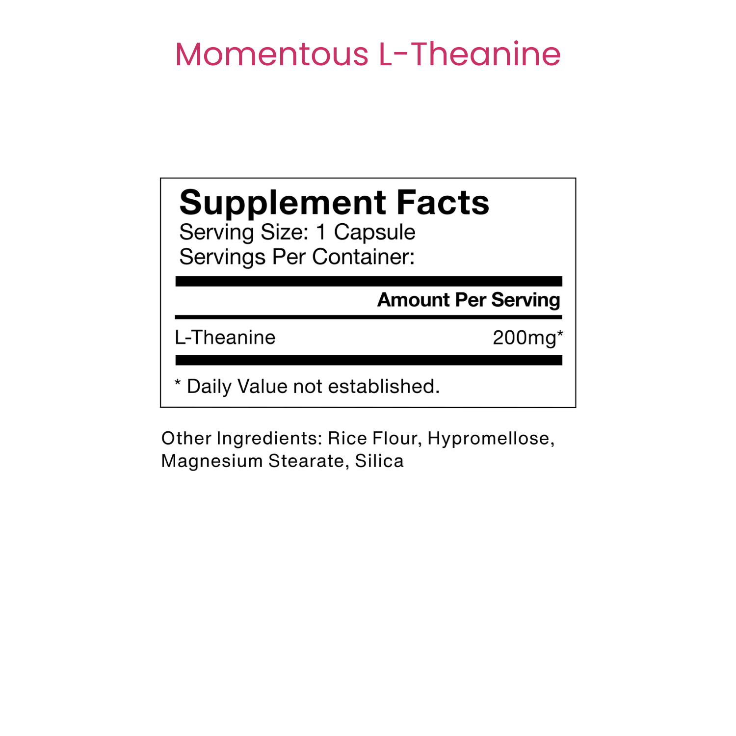 Momentous | L-Theanine