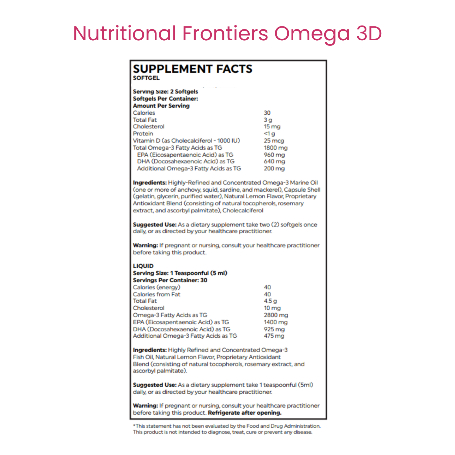 Omega 3D