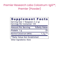 Colostrum-IgG™, Premier (Powder)
