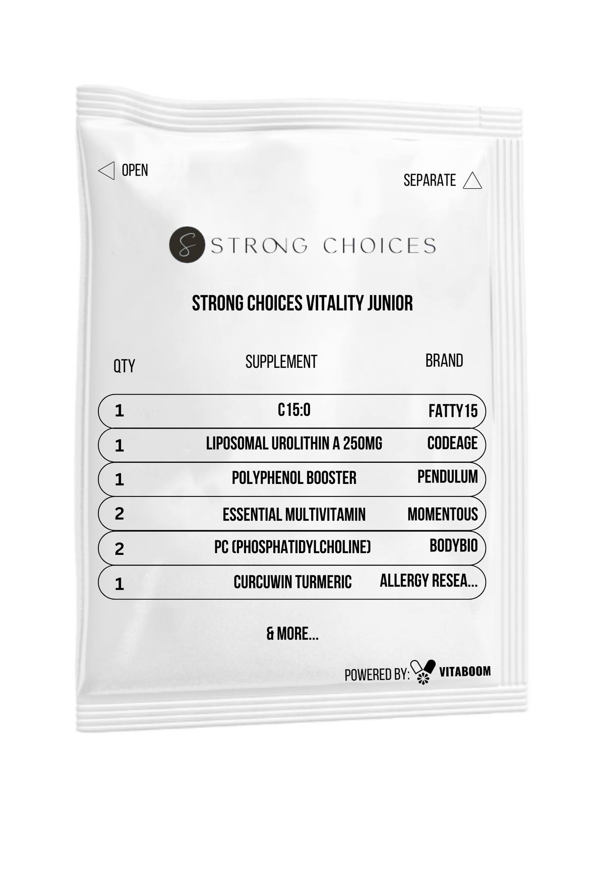 Strong Choices | Vitality Junior