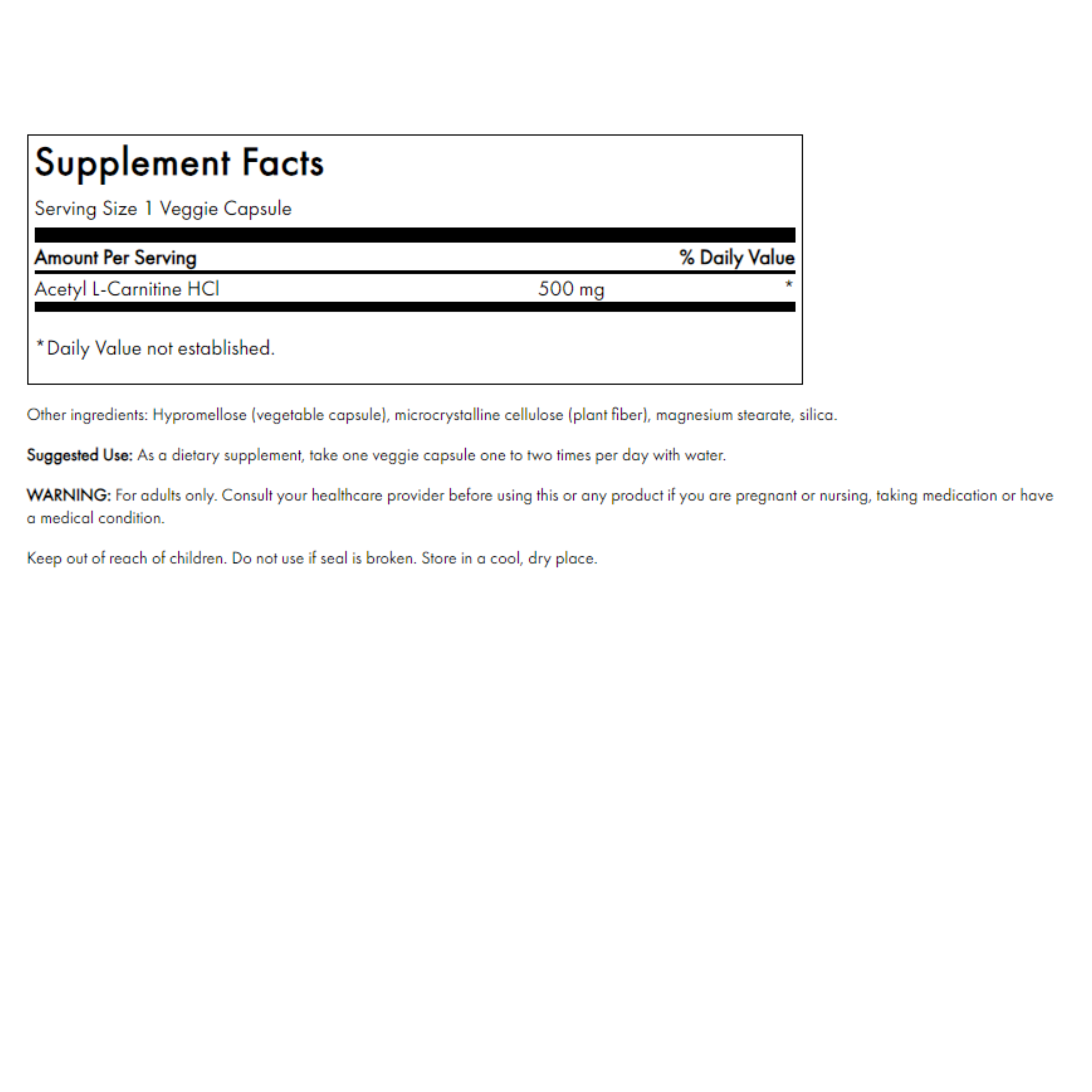 Acetyl L-Carnitine