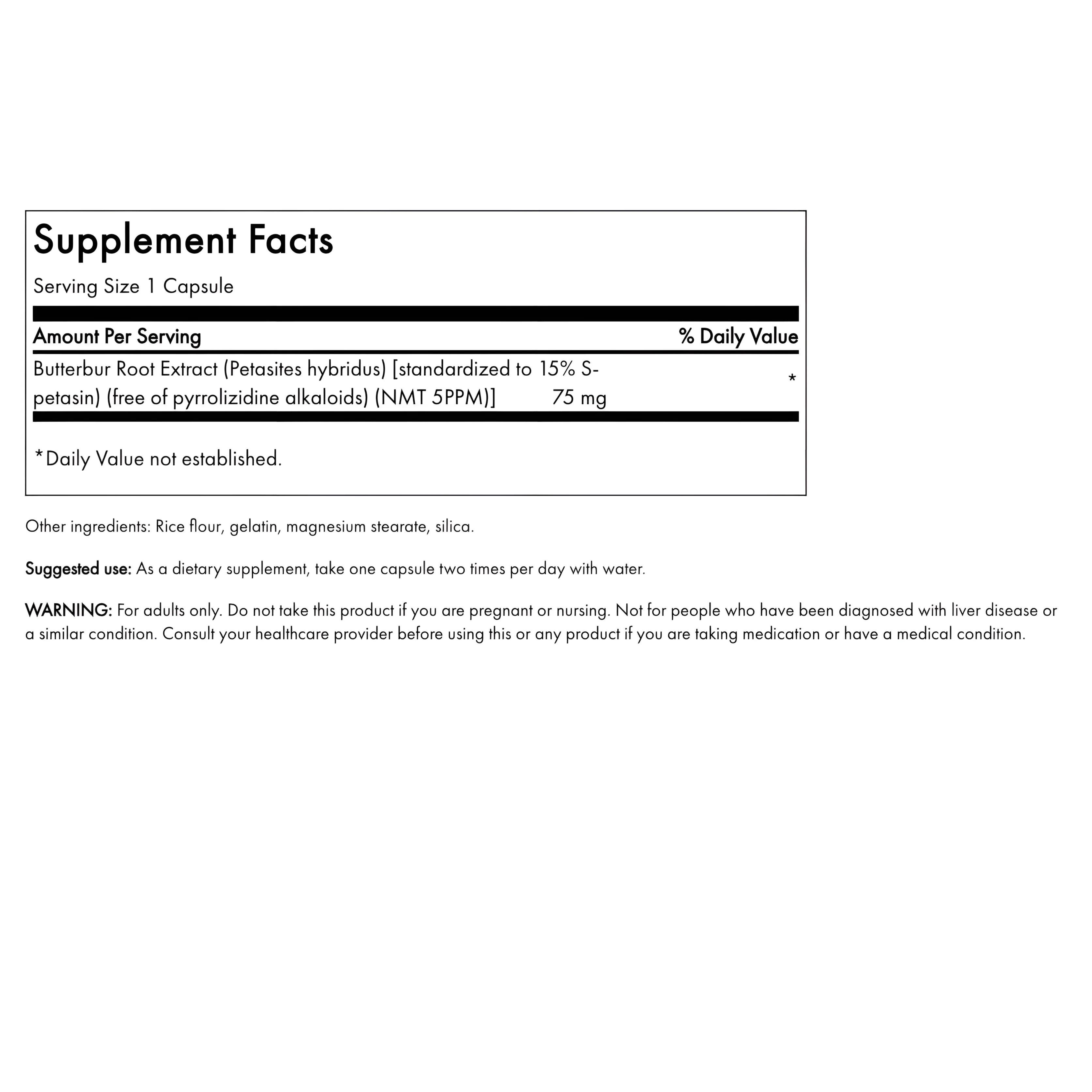 Butterbur Extract