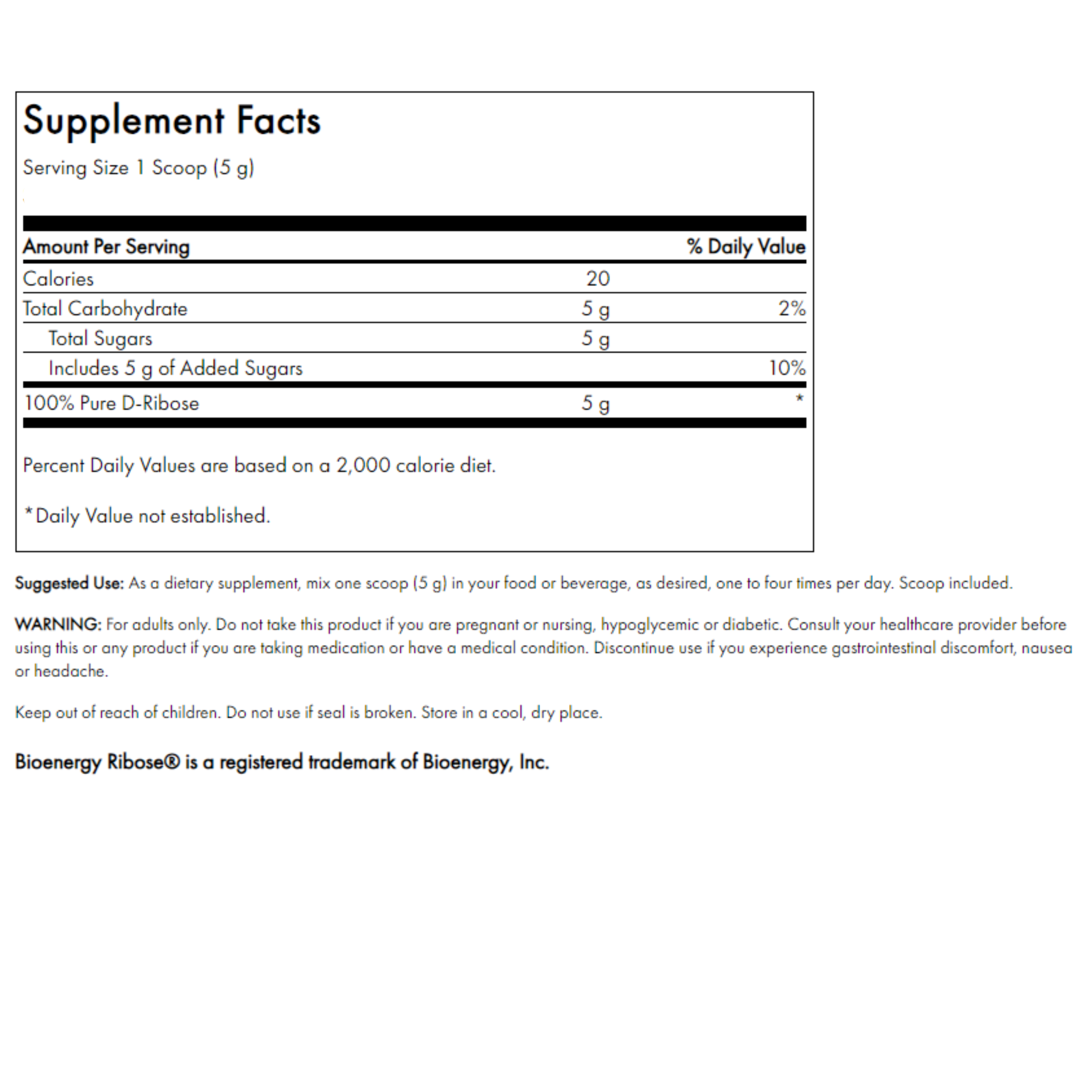 D-Ribose Powder