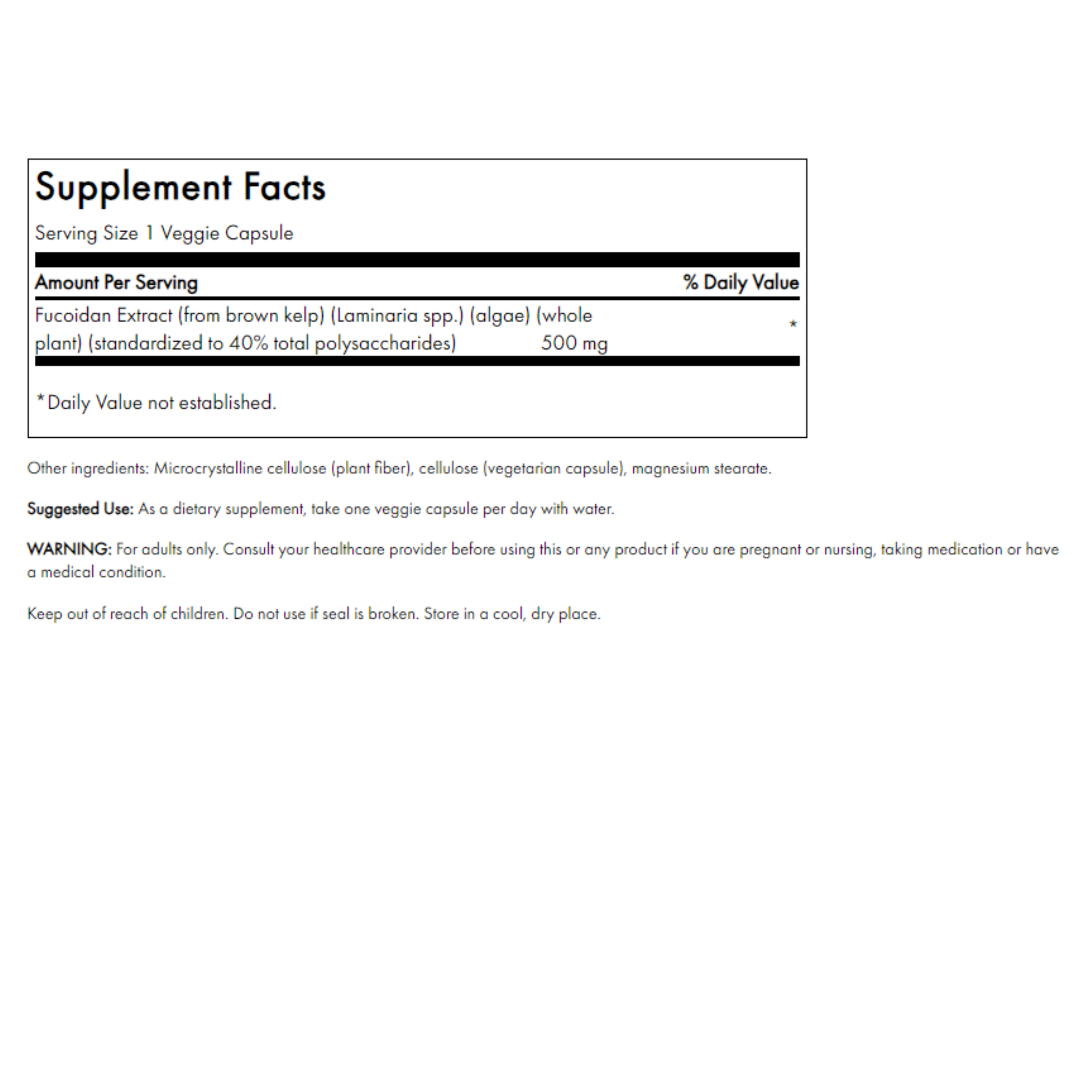 Fucoidan Extract