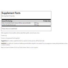 Odorless Garlic and Lecithin