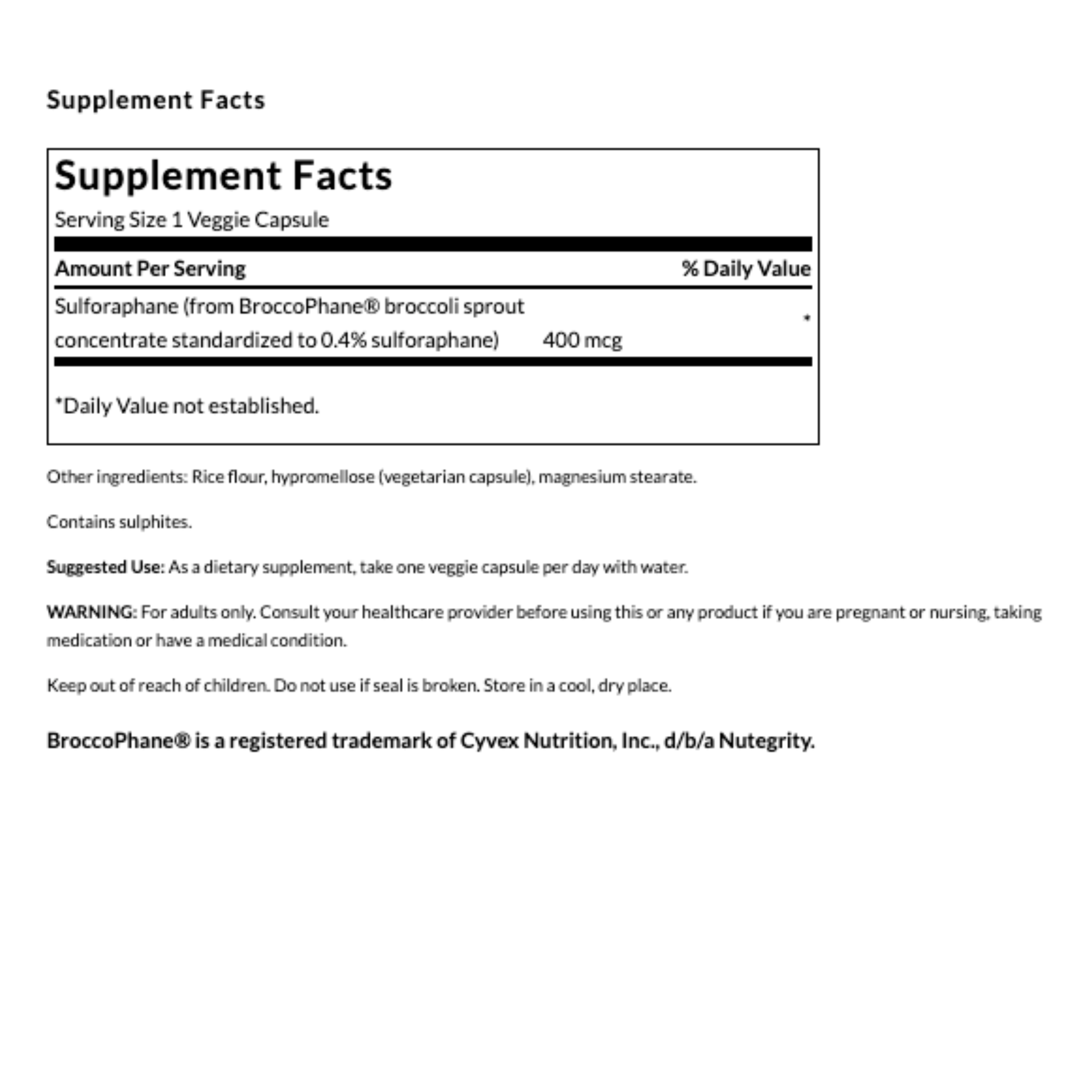 Sulforaphane