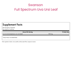 Full Spectrum Uva Ursi Leaf