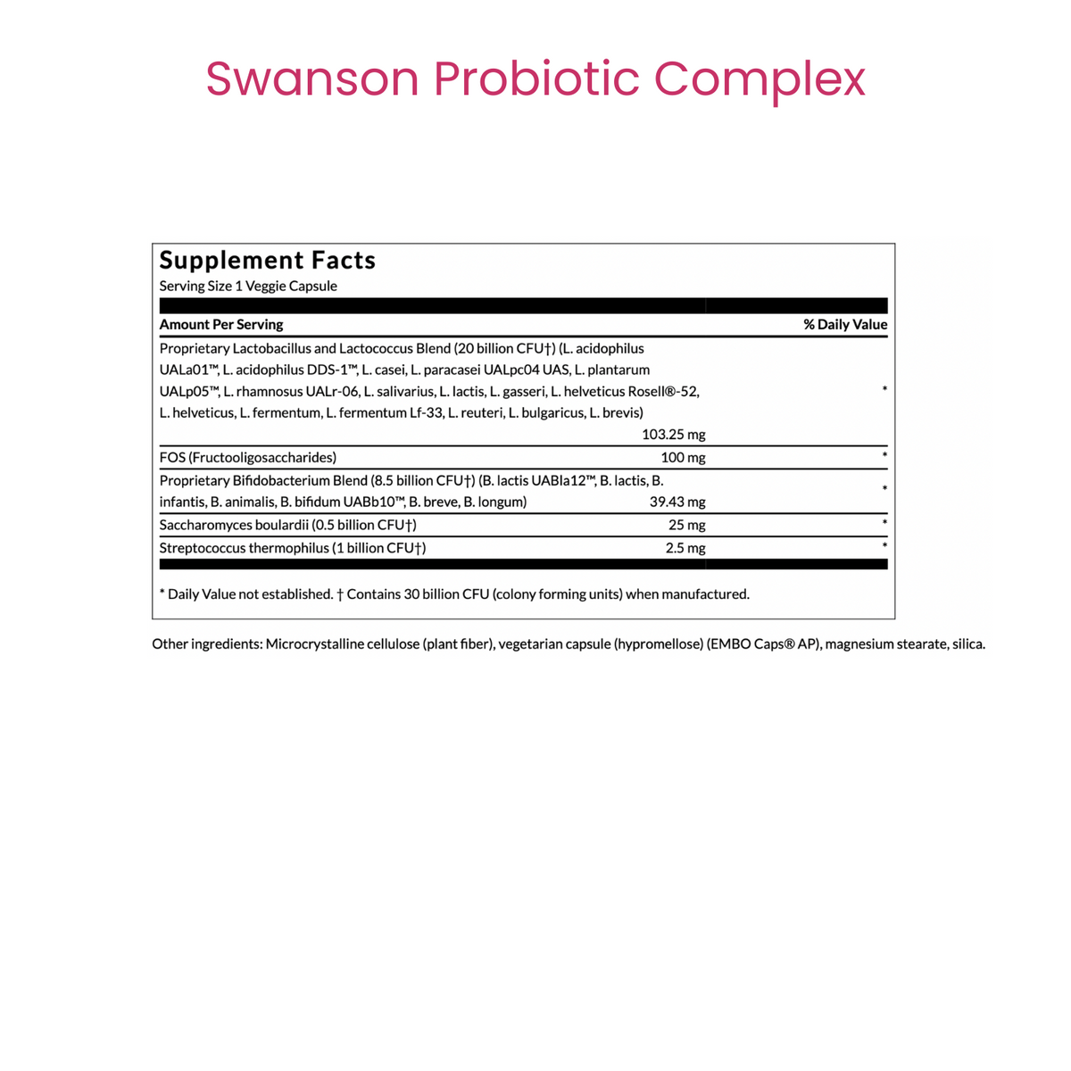Probiotic Complex