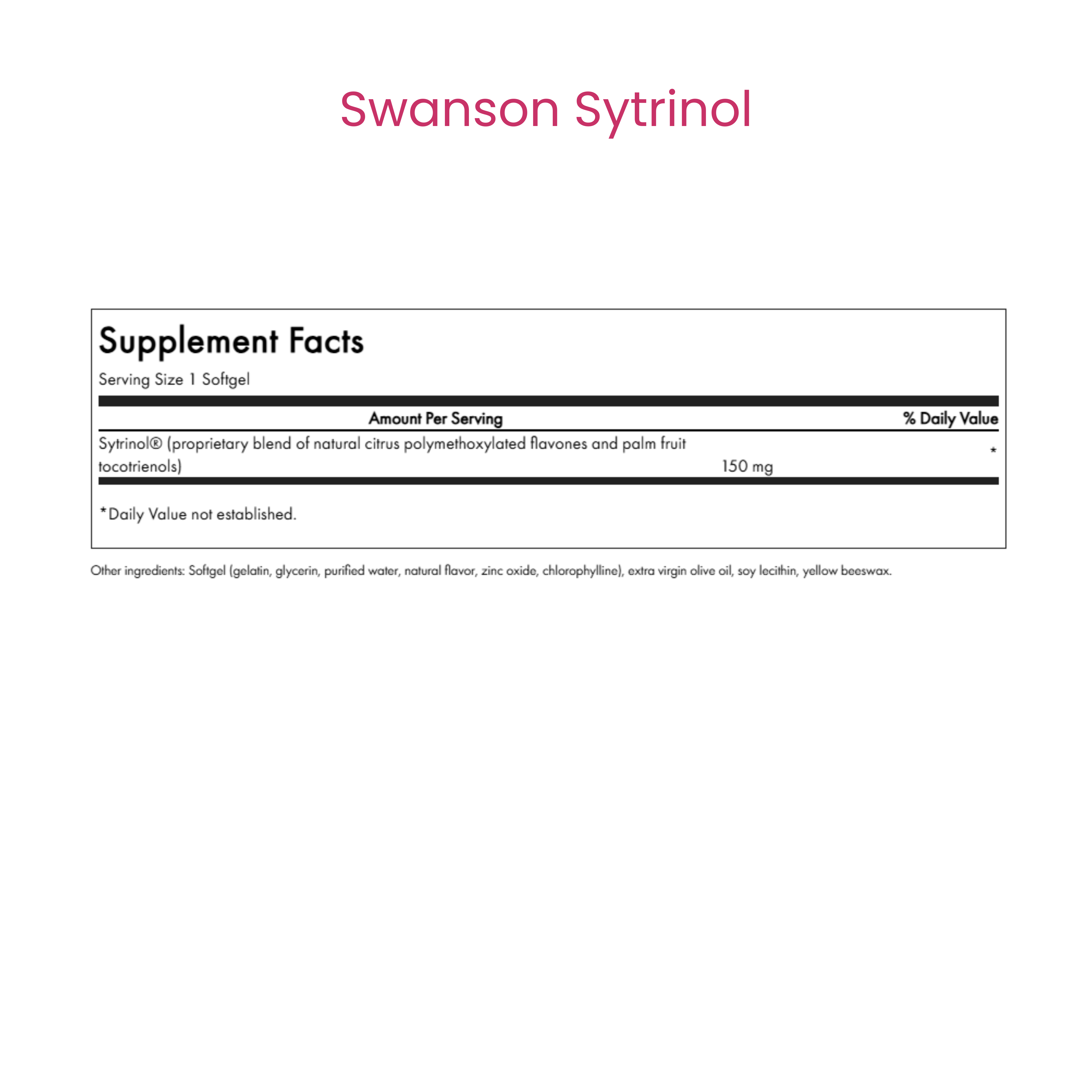 Sytrinol