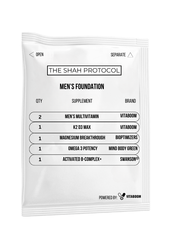 The Shah Protocol | Men's Foundation