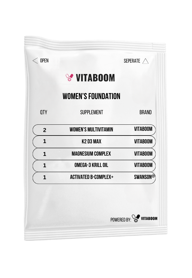 Vitaboom | Women's Foundation