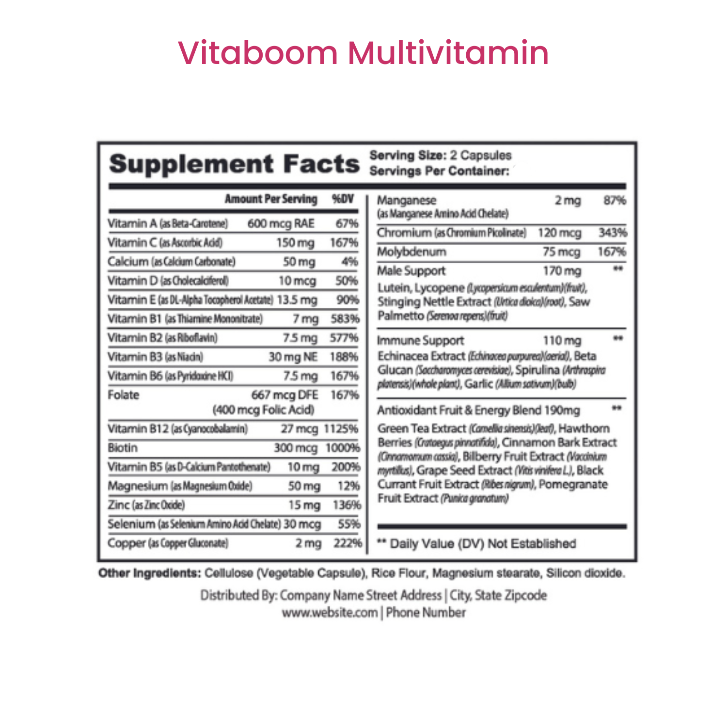 Vitaboom | Foundations