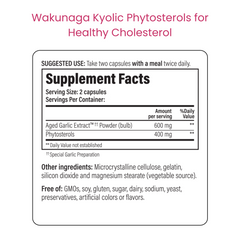 Kyolic Phytosterols for Healthy Cholesterol