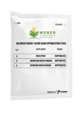 Weber Therapeutic Nutrition | Balanced Energy: Blood Sugar Optimization Stack